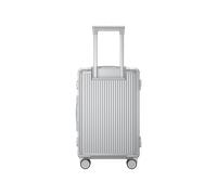 Xiaomi Luggage Classic Pro & Aluminium - 20-28 Pouces, Fermetures éclair Robustes, serrures TSA, Rapport d'ouverture 4:6, Technologie de Protection des Coins pour Un Voyage sans Stress, argenté, 20,