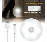 Xiaomi-Veilleuse LED avec capteur de mouvement PIR,aste par USB,lampe de nuit pour armoire de cuisine,décoration de chambre à coucher - Type White light-6 PCS #A