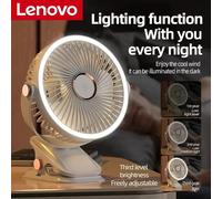Xiaomi-Ventilateur à clipser portable aste, ventilateur sans fil avec lumière LED, cowculator de bureau silencieux, camping et maison, 3 vitesses, 8000mAh Pink