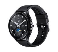 Xiaomi Watch 2 Pro LTE en acier noir avec bracelet en fluorocarbone noir