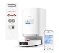 XIAOMI X20+ Aspirateur Robot Laveur, Serpillières Relevables, 6000 Pa | Navigation LDS, Auto-nettoyage, Séchage et vidage automatique, Jusqu’à 75 jours sans intervention