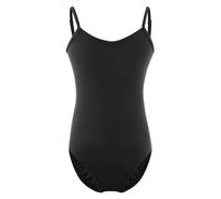 XiaoMoSha Justaucorps de gymnastique pour filles - Gilet pour ballet - Sous-vêtements sans couture - Vêtements de danse pour enfants, bretelles réglables, pour filles de 2 à 14 ans, Noir , 7-8 ans