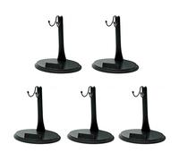 XIAONAN Lot de 5 supports noirs pour figurines d'action à l'échelle 1/6 30,5 cm