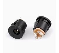 XIAONIYI Lot de 10 connecteurs d'alimentation CC Femelles DC-022K, 5,5 x 2,1 mm, Adaptateur de Charge