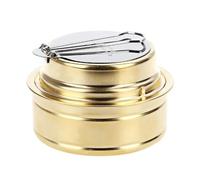 xiaopang 1 anneau coupe-vent en maille pour four d'extérieur en acier inoxydable pour déflecteur de vent portable accessoires de camping (B)