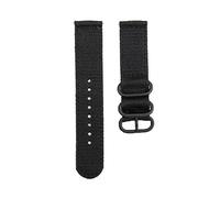 xiaopang 1 pièces 18mm 20mm 22mm Bracelet en Nylon for Vivoactive 6 5 4 4s Montre Venu 3 2 2s 3s SQ Forerunner 970 165(Canvas-Black,22mm)