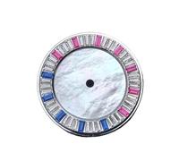 xiaopang 1 pièces 28.5mm Coque Montre Montres Visages Accessoires modifiés(Blue Pink)