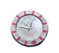 xiaopang 1 pièces 28.5mm Coque Montre Montres Visages Accessoires modifiés(Pink with Hands)