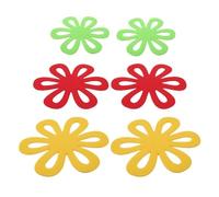 xiaopang 3/6Pcs Napperon Pot Pan Protecteur Séparateur Diviseur Tampons Ustensile De Cuisine Outil(6pcs)