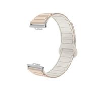 xiaopang Bracelet de Montre magnétique en Silicone, 1 pièce, for Fit1 Armor, Accessoire Correa(Milk Tea Starlight)