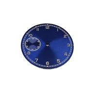 xiaopang Cadran de Montre 37mm, 1 pièce, 6497 Visages for Accessoires de réparation(Blue Silver Dial)