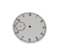 xiaopang Cadran de Montre 37mm, 1 pièce, 6497 Visages for Accessoires de réparation(White Blue Dial)