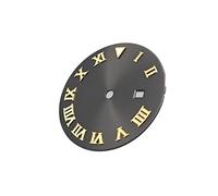 xiaopang Cadran de Montre NH05, 24.5MM, Accessoires BGW9, Visages pour/NH06, Mouvement for boîtier 31mm, 1 pièce(Gold Black)