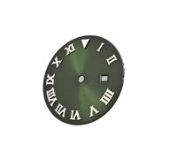 xiaopang Cadran de Montre NH05, 24.5MM, Accessoires BGW9, Visages pour/NH06, Mouvement for boîtier 31mm, 1 pièce(Silver Army Green)
