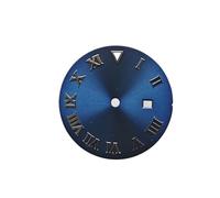 xiaopang Cadran de Montre NH05, 24.5MM, Accessoires BGW9, Visages pour/NH06, Mouvement for boîtier 31mm, 1 pièce(Silver - Blue)
