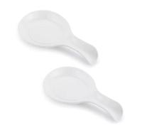 xiaopang Étagères de rangement en PP, 2 pièces, grande cuillère, repose-cuisson coloré(White)