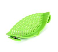 xiaopang Passoire à clipser, Pot for passoire en Silicone, convient à tous les bols, 1/2 pièces(1Pc Green)
