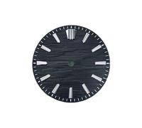 xiaopang Pièces de Montre for NH35, 28.5mm, 1 pièce, Plus BGW9 Lume Mod NH34(Black no Date,Silver Index)