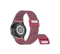 xiaopang Sangle magnétique en Nylon à libération 18/20/22mm, 1 pièce, for 5/Active5/265 Music/255 Music/vivoactive4/move 3S(Wine Red,20mm)