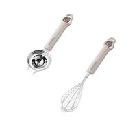 xiaopang Séparateur de blanc d'œuf en acier, batteur à poignée, outils de cuisine polyvalents, 1/2 pièces(Mix 2pcs)