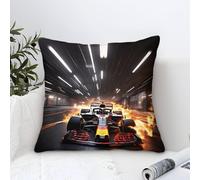 XiaopangXY Housse De Coussin Bulls Racing 40x40cm, Taie d'oreiller, Housses Coussin Decoratif Formulaone pour Canapé Chaise De Salon