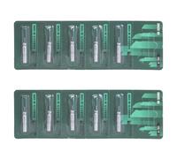 XIAOQENAN 10pcs / Paquet Pêche Électronique Batterie Pêche Buoyes Accessoires 3 VOTAGE ÉLECTRIQUE Batteries Night