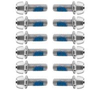 XIAOQENAN 12 PCS Metal Iron Risers Vis pour Vélos Boulons De Fixation du Bras Crank ET Goodbar Disc Disc PIÈRES Frein PIÈRES METALLE BOULEUR Tique BIEE Metal