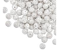 XIAOQENAN 500 Pièces Polyvalentes en Argile Blanche en Argile Perles Charme De Plats Blancs pour Fabrication Bijoux Et Artisanat