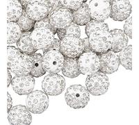 XIAOQENAN 500 Pièces Polyvalentes en Argile Blanche en Argile Perles Charme De Plats Blancs pour Fabrication Bijoux Et Artisanat