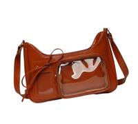 XIAOQENAN À Bandoulière Élégant Pour Les Femmes Avec Affichage De Badge Et Bandoulière PU Sangle Activités Tous Jours Travail Décontracté Femmes