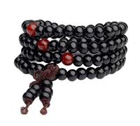 XIAOQENAN À Perles en Bois Long Artisanat avec Décoration De Conceptions Portables pour Ceux Qui Apprécient Les Pratiques De Pleine Conscience Bijoux Spirituels