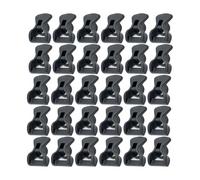 XIAOQENAN Ajusteur De Ligne Tente Fiabilité 30pcs avec Une Garniture Cordon Résistant Vent Stable Sécurisé pour Les Accessoires Camping Durabilité Clip Corde