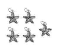 XIAOQENAN Alloy Alliage Sea Star Charm Craft Craft Supply Bijoux Riseaux pour Le Collier Individualisé Décoration Handmade Bijoux Accessoires Composants