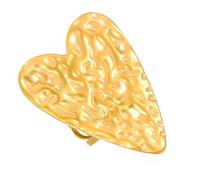 XIAOQENAN Anneaux d'ouverture réglables Soleil/Cœur Ouvrir Doigt Bijoux en acier inoxydable Texture pour les amoureux de la mode Accessoire unique, taille unique, Comme décrit, Comme décrit.
