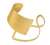 XIAOQENAN Bracelet à manchette ouvert unique pour femmes et filles Taille réglable Hiphop Bijoux exagérés Vêtements Bracelet, One Size, Comme décrit ci-dessus