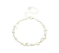 XIAOQENAN Bracelet élégant réglable en forme de cœur et de papillon pour femmes et filles, pour un moment spécial, bijou polyvalent pour tenues décontractées, taille unique, Comme décrit