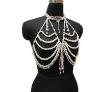 XIAOQENAN Chaîne De Carrosserie Élégante Polyvalente Avec Conceptions Glands La Mode Pour Les Robes Soirée Et Les Bijoux Du Corps Du Festival Fête Fête