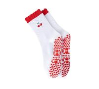 XIAOQENAN Chaussettes Athlétiques Pour Femmes De Prévention Des Chutes À Bout Complet Pilates Avec Poignées En Silicone Séparateur D'orteils D'entraînement De Gymnastique
