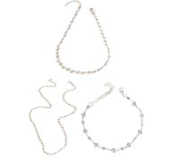 XIAOQENAN Collier en Y réglable tendance en forme de Y pour femme - Pour les jours chauds - Cadeau de fête - Ensemble de bijoux sur le thème de l'amour, taille unique, Comme décrit, Comme décrit.