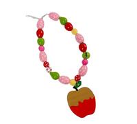 XIAOQENAN Collier inspiré des fruits de rêve conçu pour le plaisir de la dopamine avec des perles multicolores assurant un port facile et une expression élégante de la vie quotidienne, taille unique