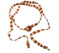 XIAOQENAN Collier ras du cou en corde de coton multicolore à rayures audacieuses, léger, hypoallergénique, facile à utiliser, accessoire de mode, taille unique, Comme décrit, Comme décrit.