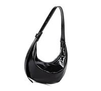 XIAOQENAN Élégant sac à main en polyuréthane pour femme, sac à bandoulière adapté pour diverses occasions, travail et voyage, sac de transport quotidien, Noir , One Size