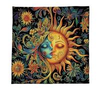 XIAOQENAN Élégants Tarots Méditations Couvrir Les Velours Pliables Espace De Tissu Efficace Conception Forte Conception Adaptée À Un Tapis De Voyage