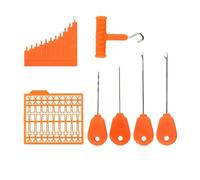 XIAOQENAN Enfileur D'aiguilles Outil De Fixation Nœuds avec Bouchon en V Extracteur Fil Crochet Traction Aiguille Gréement Ligne Leader Liaison Pêche avec Bouchon en V Foreur Ligne