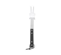 XIAOQENAN Guitar Shape Grills Clamps Serving Tongs Met Fork Fork Areels en Acier Inoxydable Cuisine De Servir Pinces pour Le Camping De Grillades en Plein Air pour Les Grillades