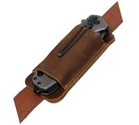 XIAOQENAN Housse De Protection pour Outils en Cuir À Suspendre La Taille Housse De Coupe Réglables Pochettes Randonnée Porte- Compacts