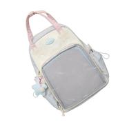 XIAOQENAN Itabag Harajukus Sac à dos à bandoulière décontracté Sac à dos pour ordinateur portable Sac à main multifonction pour femmes filles cadeaux épaule, bleu, One Size