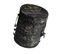 XIAOQENAN La Poubelle À Peut Contester pour La Randonnée du Camping Léger du Seau Rond Pliable Extérieure