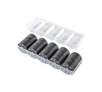 XIAOQENAN Lot de 100 petits compteurs de jetons de bingo avec boîte de rangement