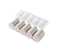 XIAOQENAN Lot de 100 petits compteurs de jetons de bingo avec boîte de rangement